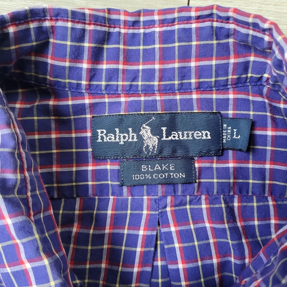 Ralph Lauren Plaid Button-down Shirt - Picture 2 of 2